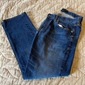 Med Blue Athletic Jeans